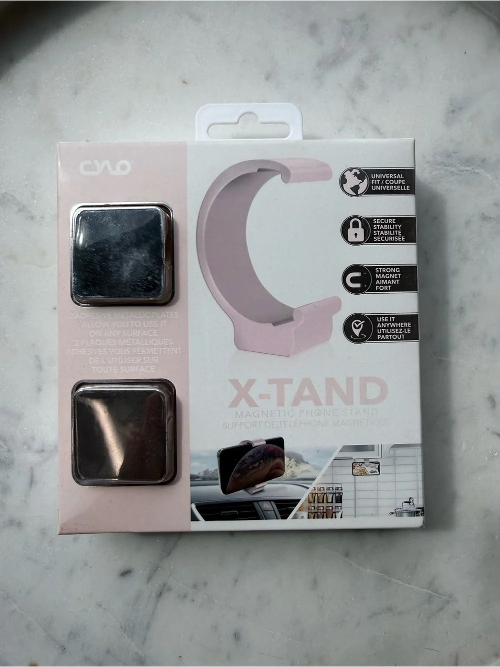 CYLO x-tand pink magnetic phone stand